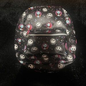 Disney White and Black Nightmare Before Christmas Backpack
